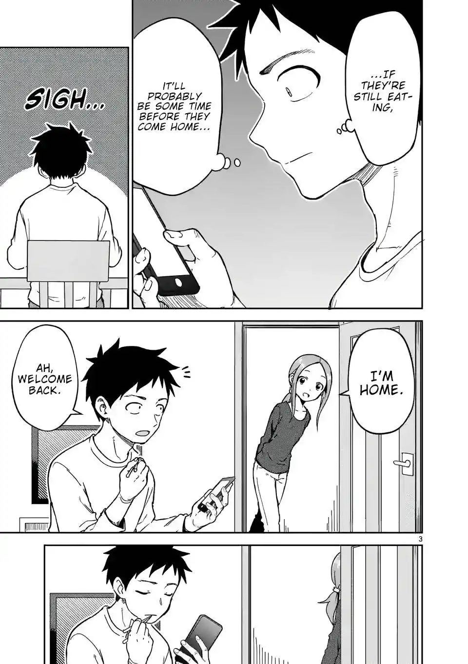 Karakai Jouzu no (Moto) Takagi-san Chapter 207 3